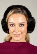 Faux Fur Earmuffs - Black / F/S image