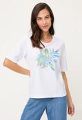 Floral Print T-Shirt - White / 42 image
