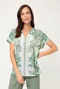 Paisley Print Top - Khaki / 42