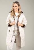 Hooded Quilted Coat - Beige / F/S image