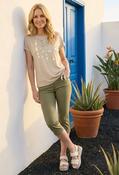 Knot Detail T-Shirt - Light Beige / 40 image