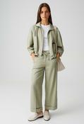 Meeri Bloom Relaxed City Trousers - Pale Olive / 34 image