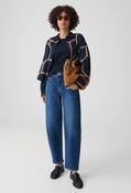 Lolah Joy Barrel jeans - Mid Flowy Blue / 40S image