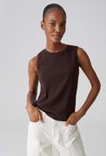 Indros Slim Tank Top - Coffee Bean / 36 image