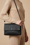 Faux Leather Envelope Bag - Black / F/S image