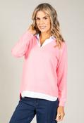Leyla 2 in 1 Soft Touch Knit - Rose Pink / 16