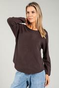 Soma Soft Touch Knit Jumper - Chocolate / F/S image