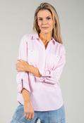 Relaxed Pin Stripe Shirt - Pink Mix / 10 image