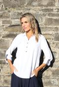 Relaxed Oxford Shirt - White / 10 image
