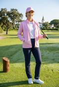 Olivia Ribbed Zip-Up Jacket - Candy Pink / 18 image