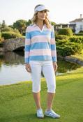Rugby Stripe Top - Blue/Pink / 18 image