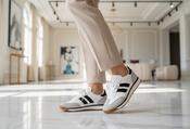 Side Stripe Trainers - Black / 36 image