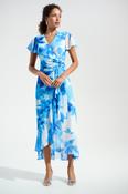 V-neck Wrap Dress - Blue / 14 image