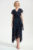 V-neck Wrap Dress - Navy / 12 image