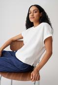 Sishell Honeycomb Knit Top - Milk / 44 image