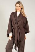 Wrap Cape Jacket - Brown / F/S image