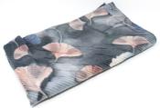 Fan Print Scarf - Black / F/S