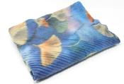 Fan Print Scarf - Blue / F/S