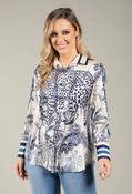 Satin Touch Animal Print Blouse image
