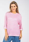 Striped Fine Knit Top - Pink Mix / 10 image