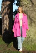 Soft Boucle Trench Coat - Pink / F/S image