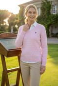 Cable Knit Pullover - Rose / 12 image