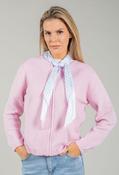 Clara Zip-up Knit Cardigan - Rose / 16 image