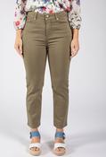 Aria Straight Leg Trousers - Khaki / 16 image