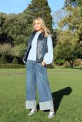 "Ab"solution® Skyrise Wide Leg Jeans - Blue / 14 image