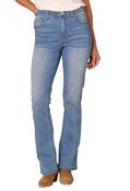 "Ab"solution High Rise Itty Bitty Boot Jeans - Mid Blue / 6 image