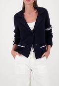 Knitted Blazer - Navy / 44