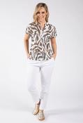 Maron S Relaxed Fit Trousers - White / 36 image