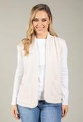 Soft Touch Longline Vest - Cream / S image
