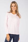 Suzy Long Sleeve Cotton Top - Rose / 16 image