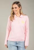 Love Heart Knit Jumper - Rose / F/S