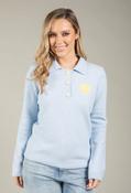 Love Heart Knit Jumper - Blue / F/S