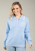 Stripe Contrast Knit Jumper - Blue / F/S image