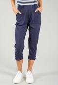 Relaxed Fit Capri Trousers - Navy / 10 image