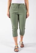 Zip Pocket Capri Trousers - Khaki / 16 image