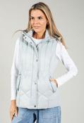 Hooded Quilted Gilet - Grey / 14 image