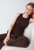 Ilesso Springclub Ribbed tank top - Coffee Bean / 42 image