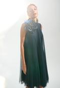 High-neck A-line Dress - Navy / 12 image