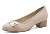 Buckle Slip On Heel - Beige / 39 image