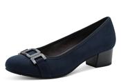 Buckle Slip On Heel - Navy / 36 image