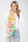 Garden Rose Print Scarf - Pink / F/S