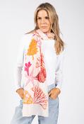 Under the Sea Print Scarf - Fuchsia / F/S image