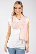 Blossom Embroidered Scarf - Pink / F/S image