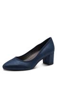 Metallic Block Heel - Navy / 38 image