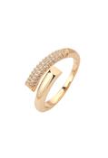 Diamante Wrap Ring - Gold / S/M image
