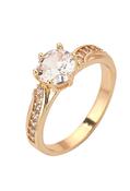 Diamante Accent Ring - Gold / S/M image